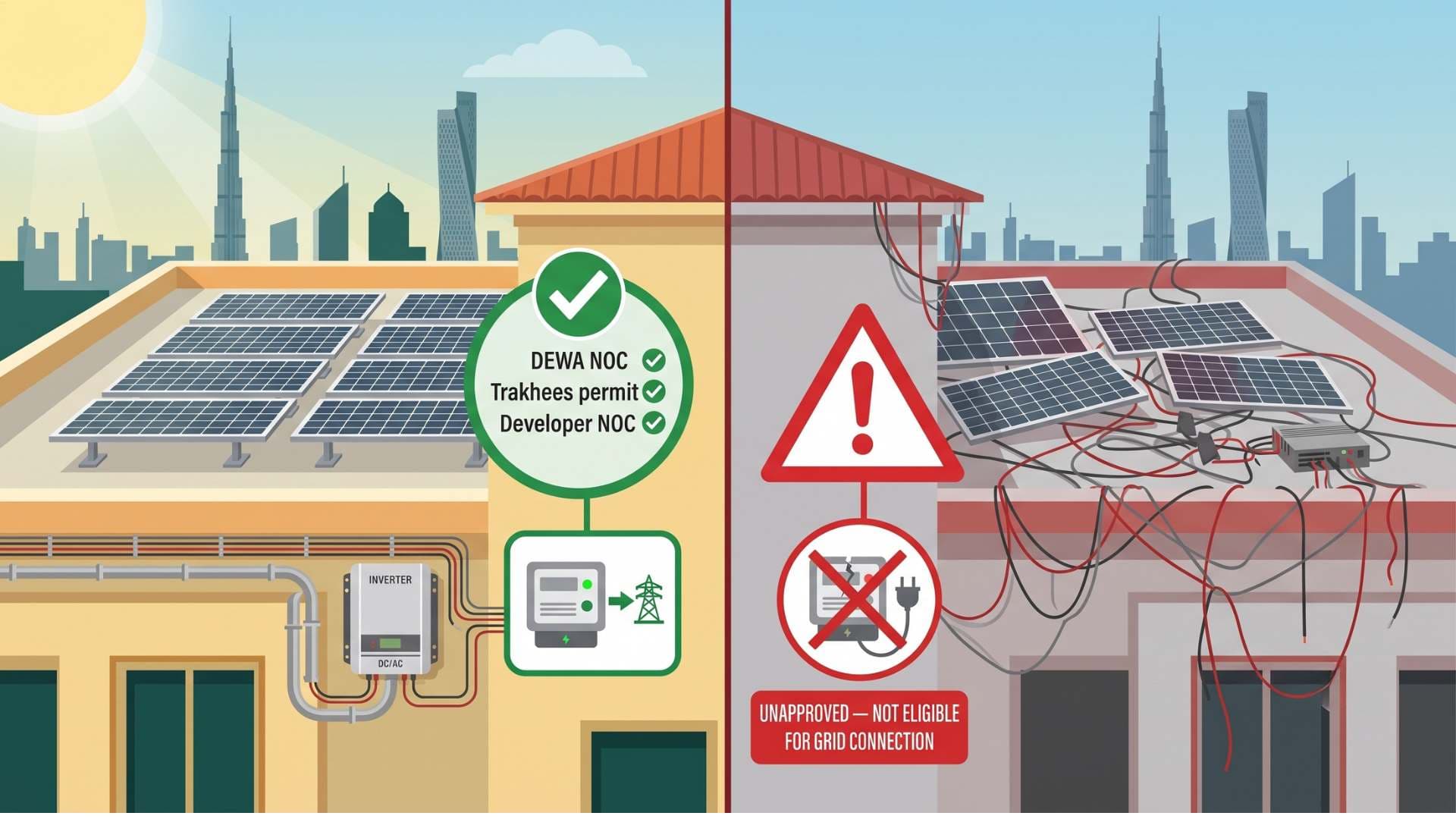 Off-grid solar in Dubai